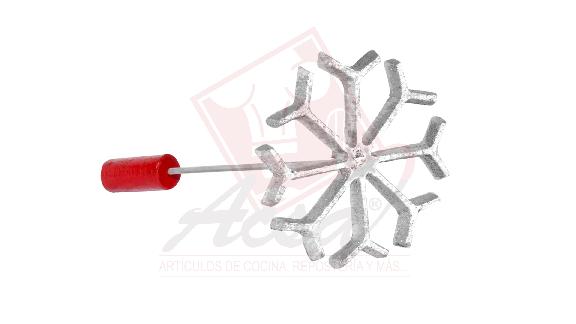 Molde buñuelo copo nieve